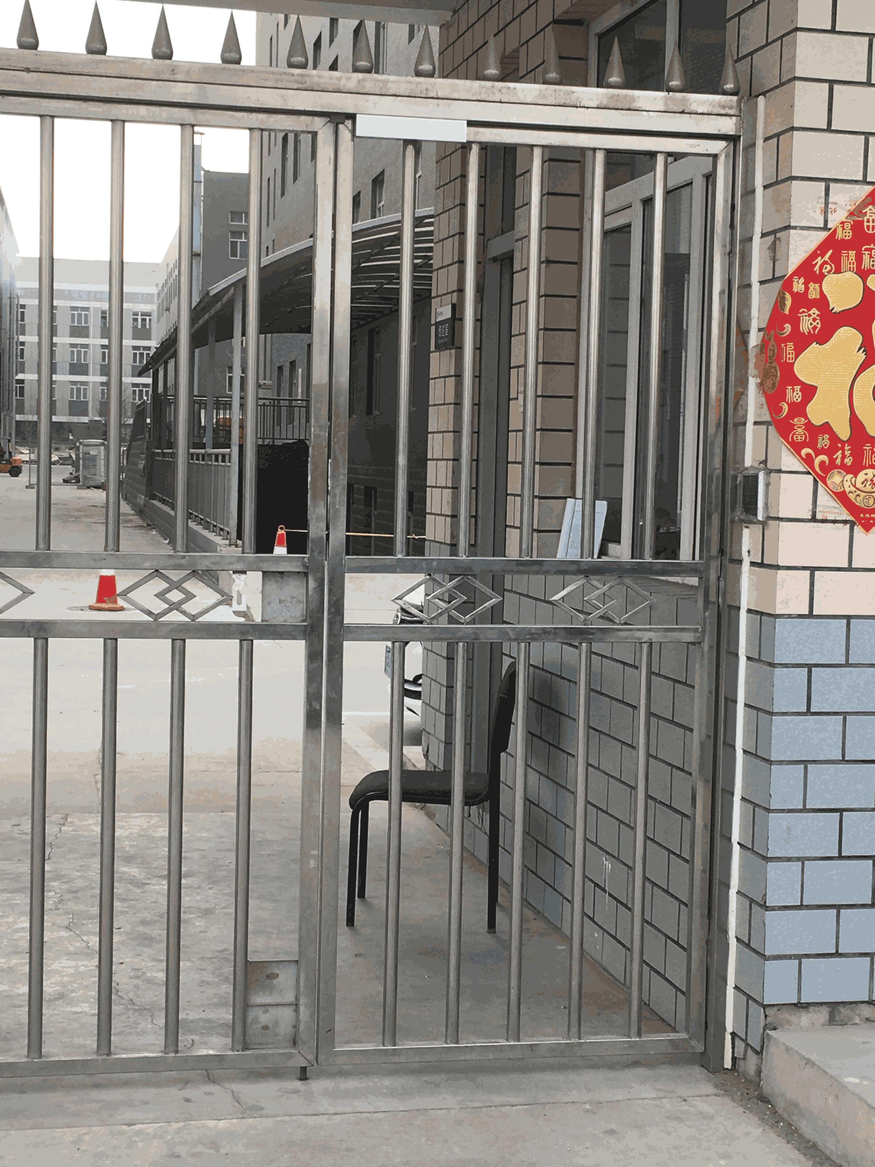 不绣钢铁艺门门禁