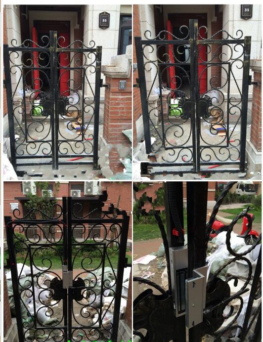 铁艺门安装案例