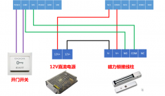 磁力锁接线方式