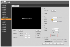 大华人脸检测高级设置参数说明