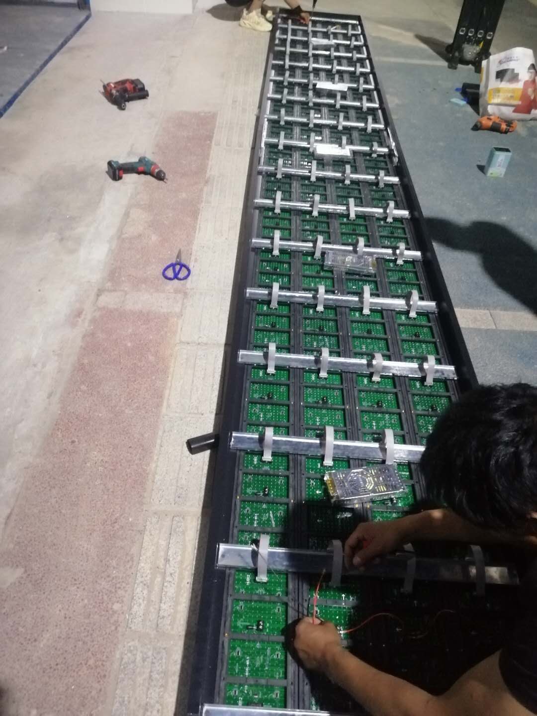 南京建筑工地实名制led屏